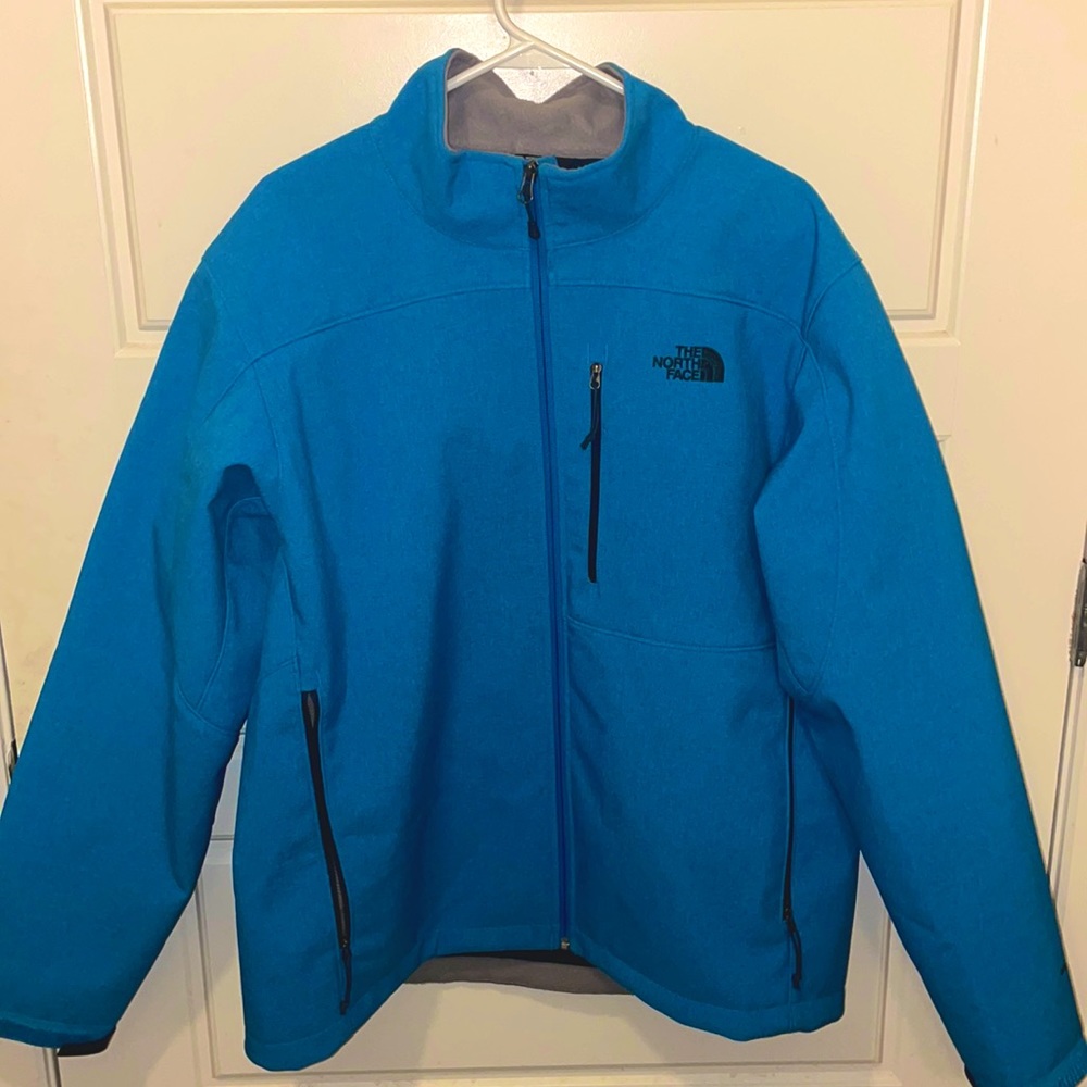 XL The NorthFace blue waterproof “wind wall” jacket